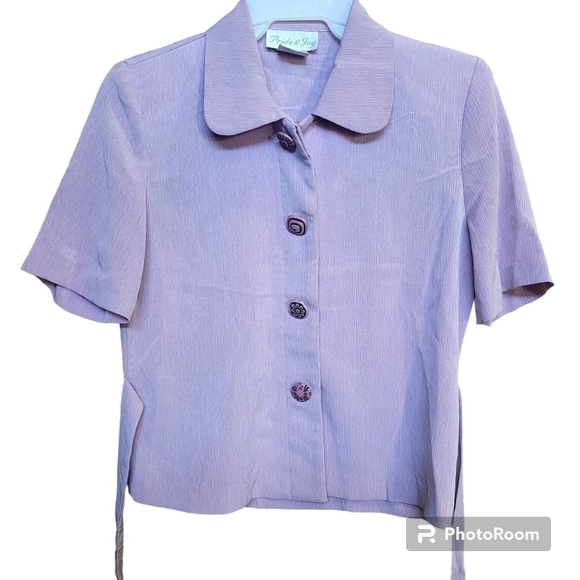 Pink Pantsuit Career Work Office Coordinated Set - Picture 3 of 6